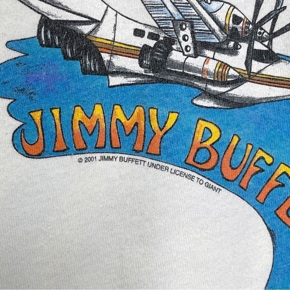 Vintage Jimmy Buffet Concert Tee Long Sleeve T Shirt 2001 Beach Odyssey - Picture 8 of 8